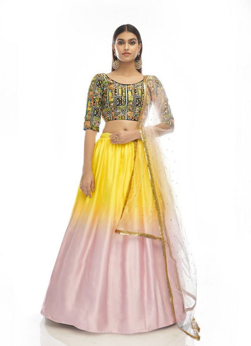 Multi Colour Royal Saga 4 New Stylish Designer Party Wear Latest Lahenga Choli Collection 2012